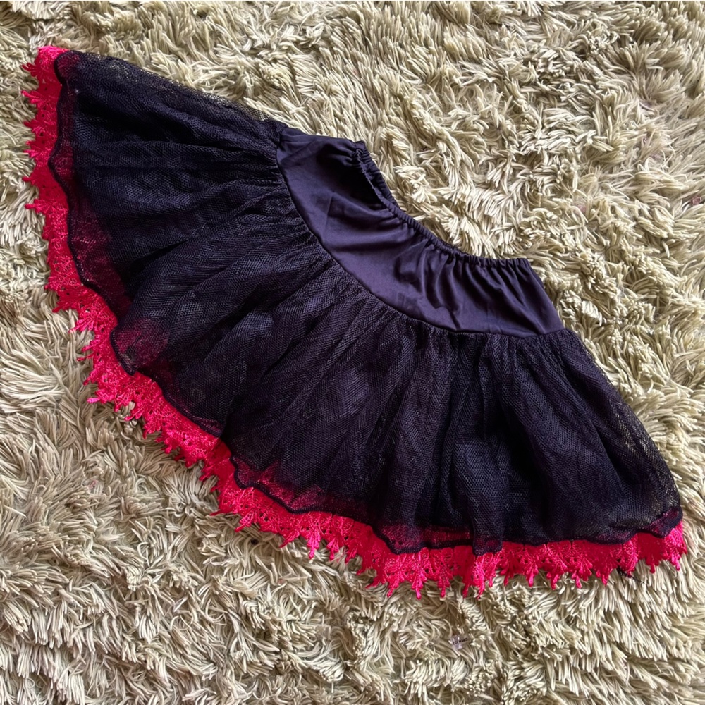 90’s VINTAGE Goth Rave Gear Micro Miniskirt Tutu